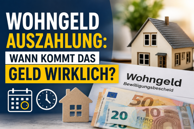 Wohngeld Auszahlung: Wann kommt das Geld wirklich? wohngeld auszahlung